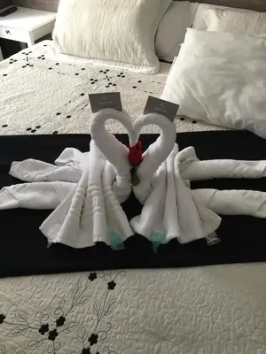 Cama o camas de una habitación en Hostal Meyra