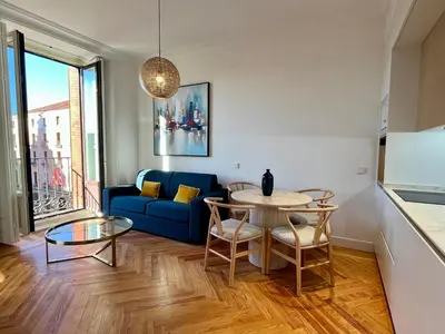 Zona de estar de dPLACE to Be - Apartamentos de Lujo en Centro Histórico