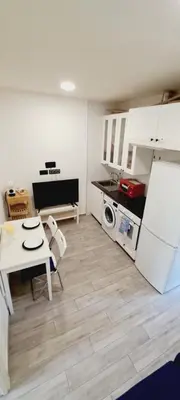 Una cocina o zona de cocina en Vallecas funcional