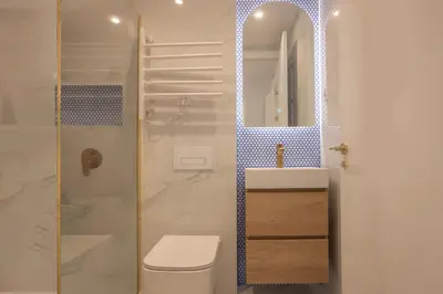 Un baño de Spacious apartment Madrid Centro Temporal ASB195