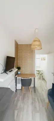 Zona de estar de Cozy and Stylish in Vallecas