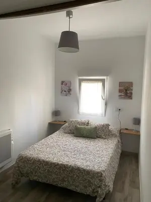 Cama o camas de una habitación en Cozy and Stylish in Vallecas
