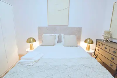 Cama o camas de una habitación en Letmalaga Casa de Campo