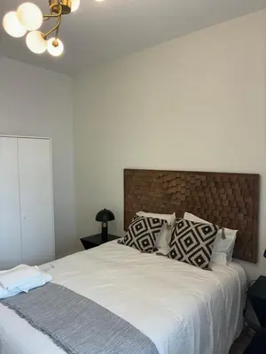 Cama o camas de una habitación en Letmalaga Casa de Campo