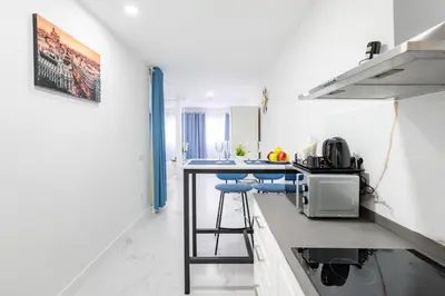 Una cocina o zona de cocina en Bety Dreams Apartments