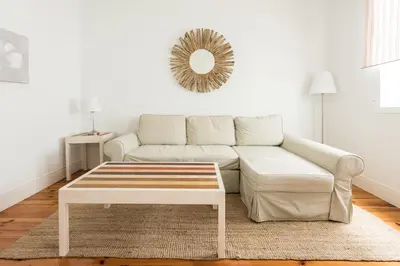 Cama o camas de una habitación en Apartamentos Alcalá