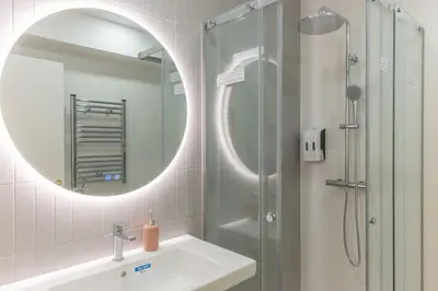 Un baño de Luxurious Studio Madrid Centro TEMPORAL PDD2915