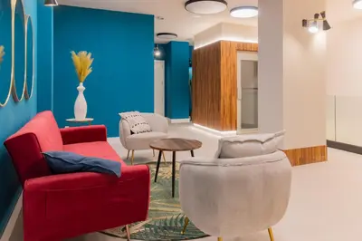 Zona de estar de Luxurious Studio Madrid Centro TEMPORAL PDD2915