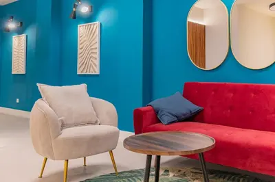 Zona de estar de Getaway in the heart of Madrid Temporal PDD2911