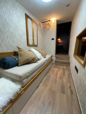 Cama o camas de una habitación en Corazón de Malasaña