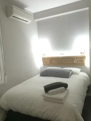 Cama o camas de una habitación en Diezmadrid