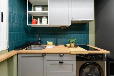 Una cocina o zona de cocina en GuestReady - Homely stay in Madrid