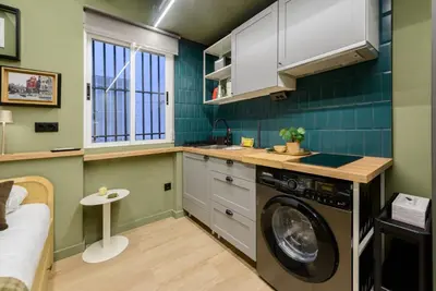 Una cocina o zona de cocina en GuestReady - Homely stay in Madrid