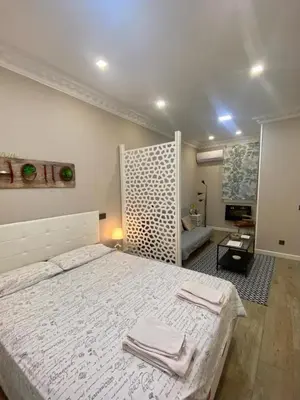 Cama o camas de una habitación en Petit Loft toledo door - Casilda