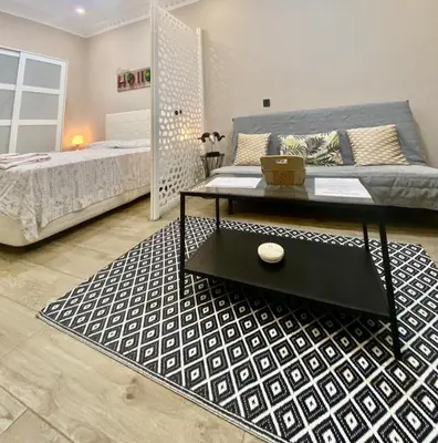 Cama o camas de una habitación en Petit Loft toledo door - Casilda
