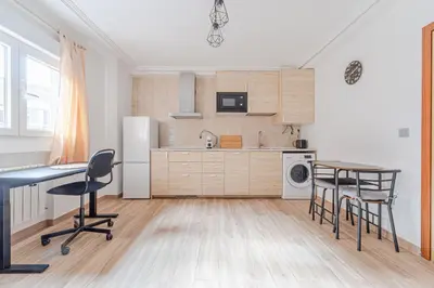 Una cocina o zona de cocina en Estudio en Moncloa