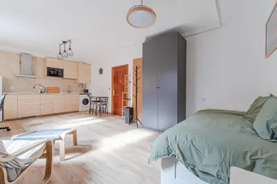 Una cocina o zona de cocina en Estudio en Moncloa