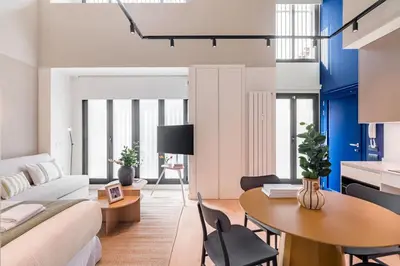 Zona de estar de Victoria Chic Suites 01
