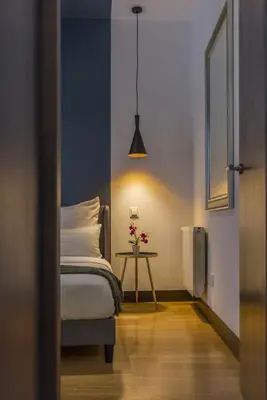 Cama o camas de una habitación en Gran Via by SkyKey