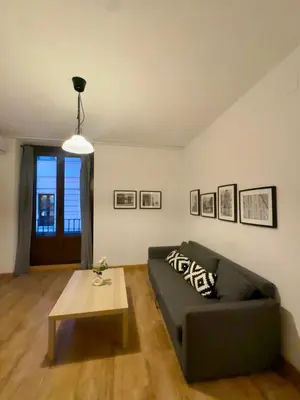 Zona de estar de Madrid Room Sol Center