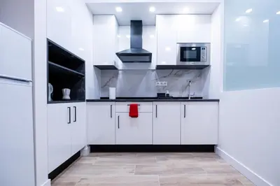 Una cocina o zona de cocina en ABC Apartments Estación Sur