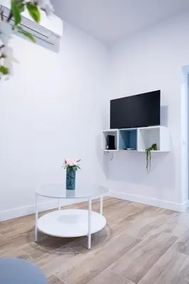 Una televisión o centro de entretenimiento en ABC Apartments Estación Sur