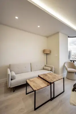 Zona de estar de Wonderful apartment with a view