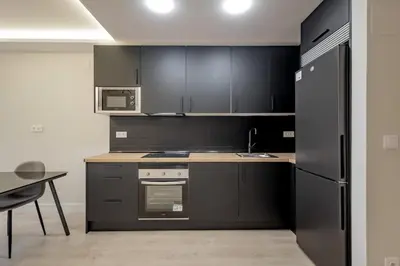 Una cocina o zona de cocina en Wonderful apartment with a view