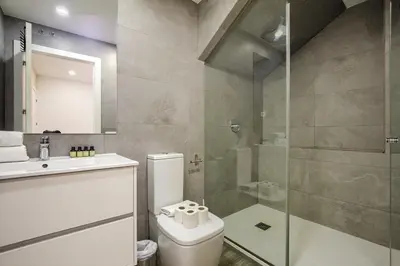 Un baño de Apartamento Temporal Sol