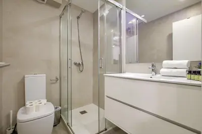 Un baño de Apartamento Temporal Sol