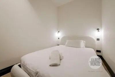 Cama o camas de una habitación en Dulce descanso para 10, ven a Duque de Rivas 8 E3