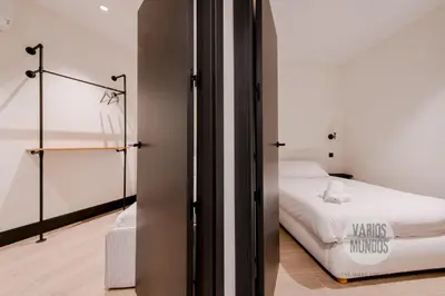 Cama o camas de una habitación en Descanso perfecto para 8, ven a Duque de Rivas 8 E3