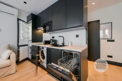 Una cocina o zona de cocina en Descanso perfecto para 8, ven a Duque de Rivas 8 E3
