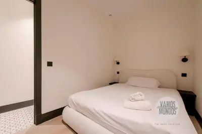 Cama o camas de una habitación en Descanso perfecto para 8, ven a Duque de Rivas 8 E3