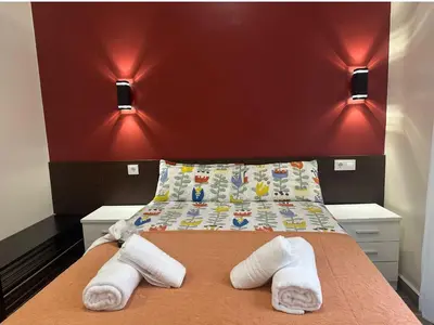 Cama o camas de una habitación en Hostal Corazón de Madrid 2