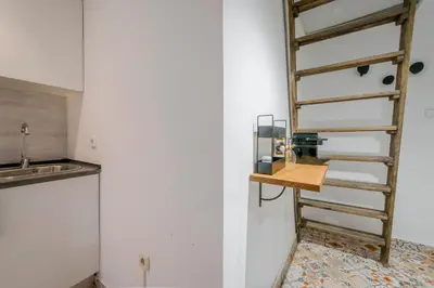 Una cocina o zona de cocina en Cute & Cozy apartment in Retiro