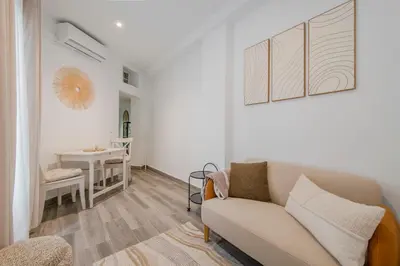 Zona de estar de Cute & Cozy apartment in Retiro
