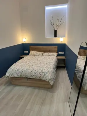Cama o camas de una habitación en Nuevo Loft junto a Gran Vía