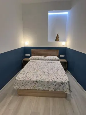 Cama o camas de una habitación en Nuevo Loft junto a Gran Vía