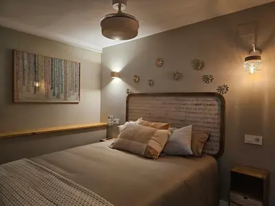 Cama o camas de una habitación en Beautiful central duplex apartment