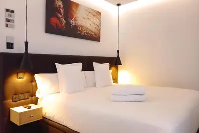 Cama o camas de una habitación en Woohoo Rooms Unique Madrid