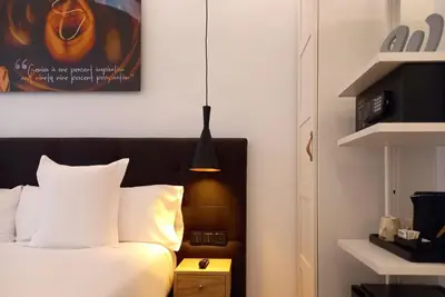 Cama o camas de una habitación en Woohoo Rooms Unique Madrid