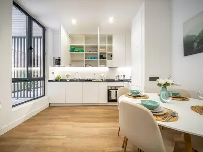Una cocina o zona de cocina en The Glass Cube