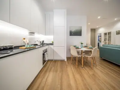 Una cocina o zona de cocina en The Glass Cube