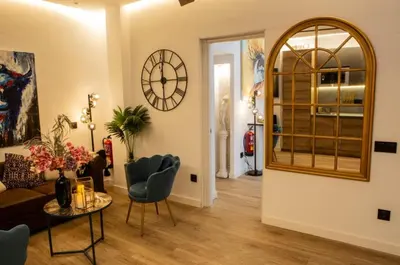 Zona de estar de Vintage Dream Flotando con Estilo