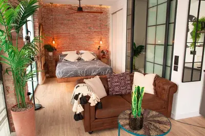 Cama o camas de una habitación en Vintage Dream Flotando con Estilo