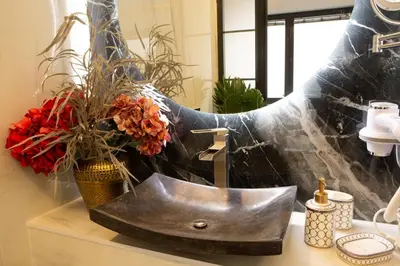 Un baño de Vintage Dream Flotando con Estilo