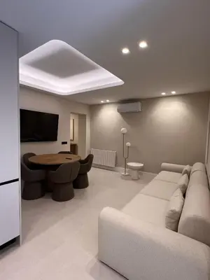 Zona de estar de Deluxe apartment in Retiro