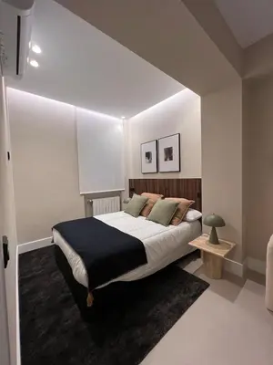 Cama o camas de una habitación en Deluxe apartment in Retiro