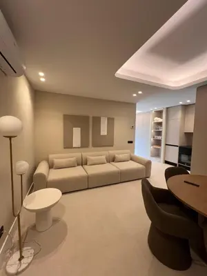 Zona de estar de Deluxe apartment in Retiro